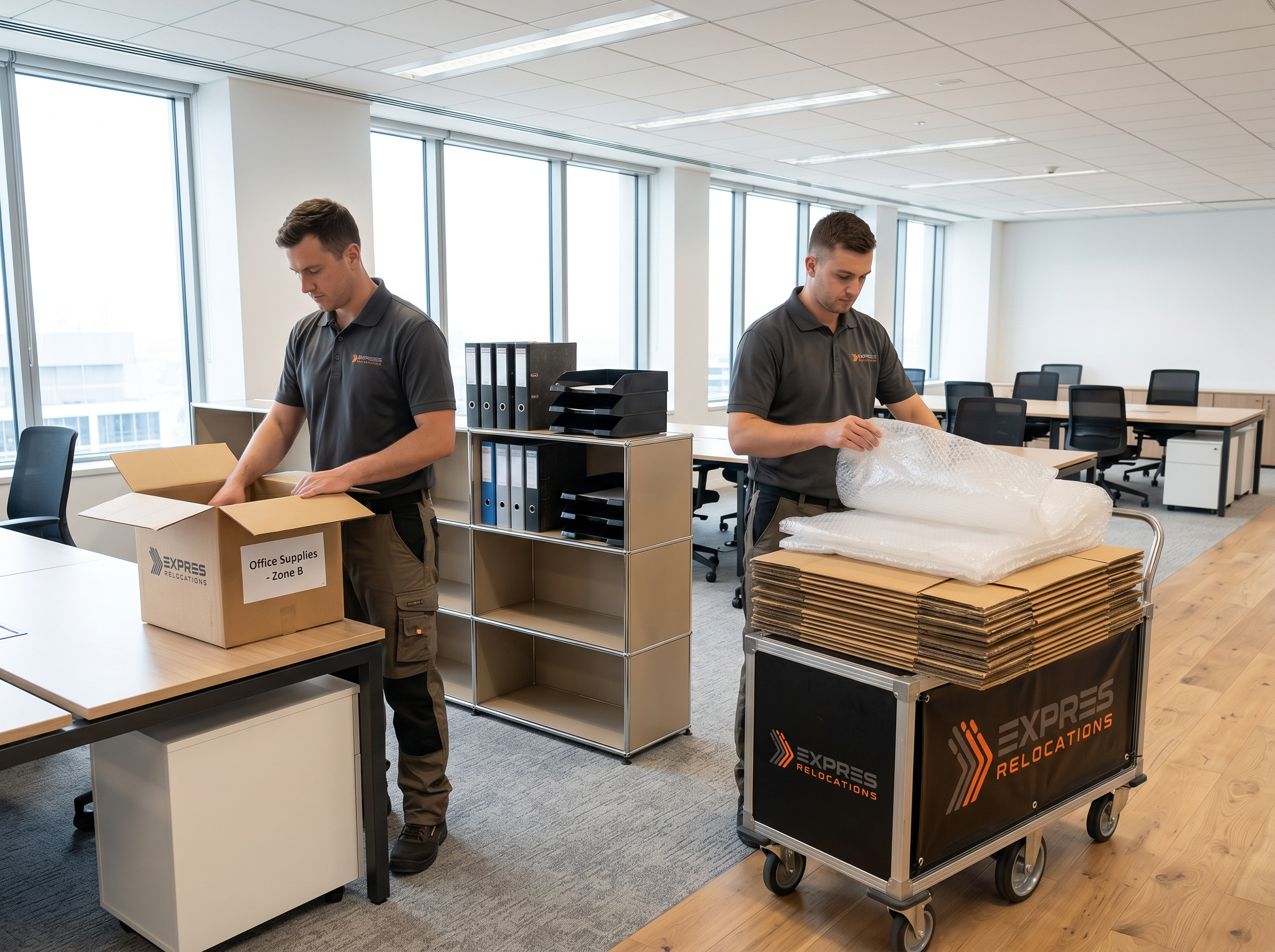 Unpacking and Debris Removal